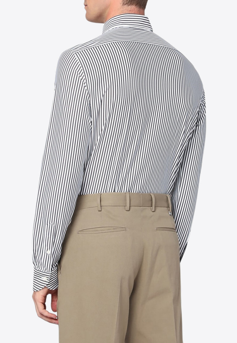 XACUS Long-Sleeved Striped Shirt Multicolor ACT558ML91609_XACUS-005