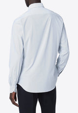 XACUS Striped Long-Sleeved Shirt Sky Blue ACT558ML91619/R_XACUS-004