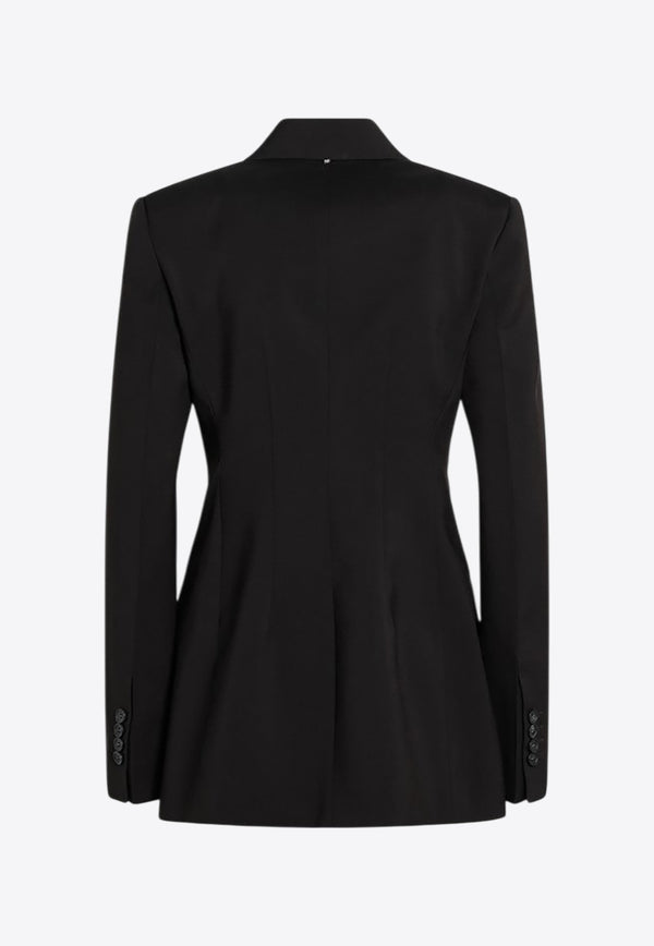 Sportmax Adamo Double-Breasted Wool Blazer Brown ADAMOWO/R_SPORM-013