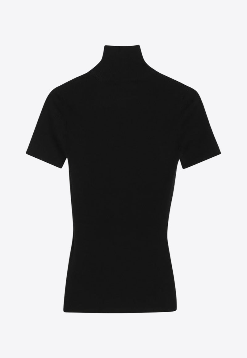 Max Mara Afa Turtleneck Wool Knit Top Black AFA1234WO/R_MAXM-003