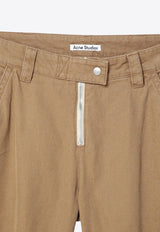 Acne Studios Mid-Rise Cargo Pants Brown AK0754DE/P_ACNE-AE5