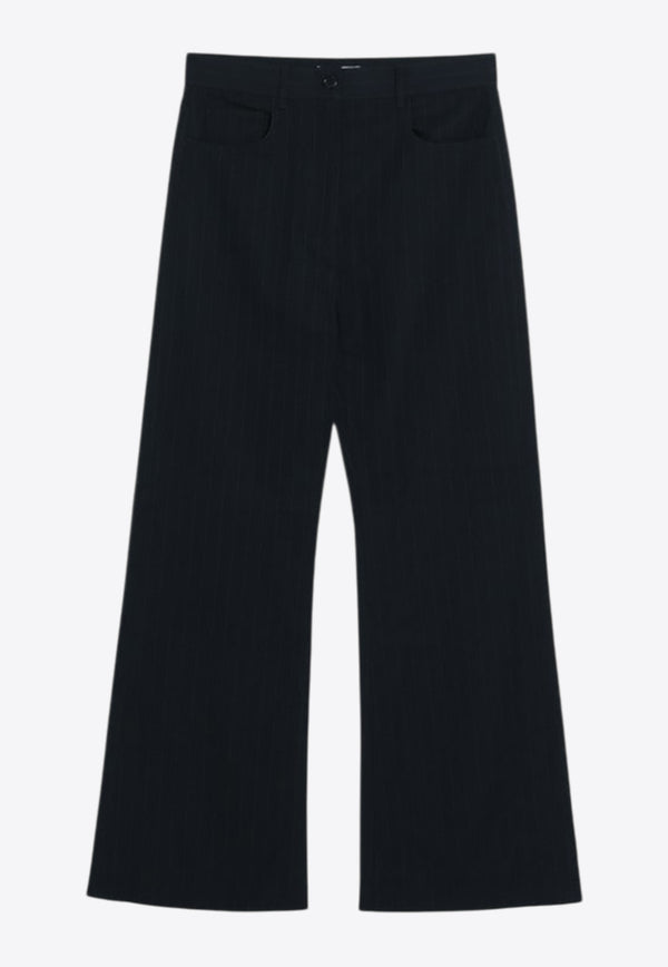 Acne Studios Pinstripe Straight-Leg Pants Navy AK0927CO/R_ACNE-BG3