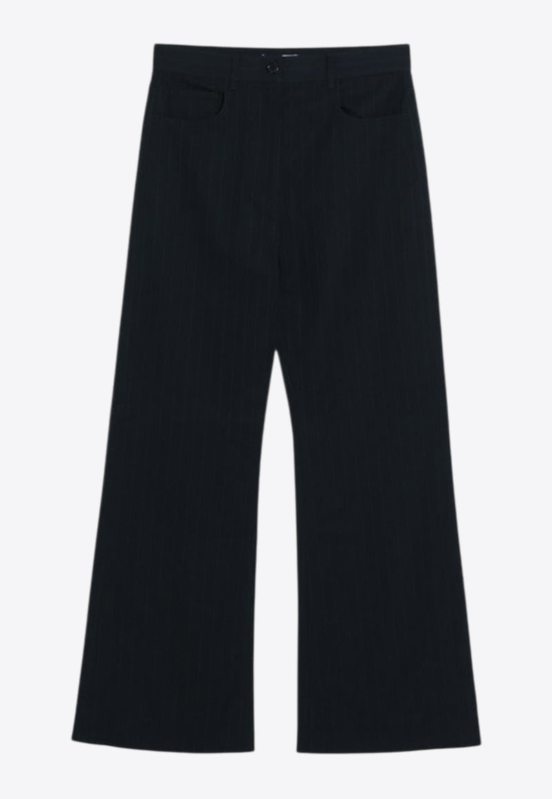 Acne Studios Pinstripe Straight-Leg Pants Navy AK0927CO/R_ACNE-BG3