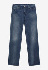 Acne Studios Washed Straight-Leg Jeans Blue AK0975CO/R_ACNE-863