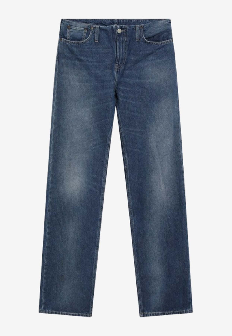Acne Studios Washed Straight-Leg Jeans Blue AK0975CO/R_ACNE-863
