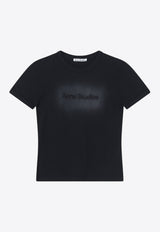 Acne Studios Sprayed Logo T-shirt Black AL0457CO/R_ACNE-BM0