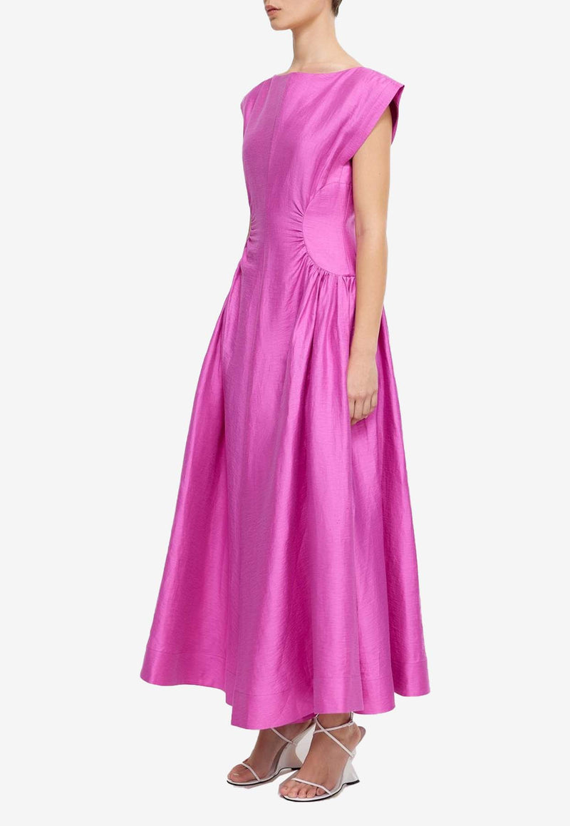 Acler Emery Midi Dress AL2404150DFUCHSIA