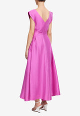 Acler Emery Midi Dress AL2404150DFUCHSIA