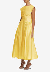 Acler Emery Midi Dress AL2404150DYELLOW