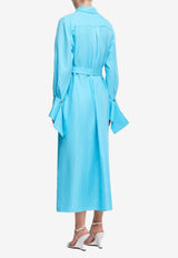 Acler Finchley Midi Shirt Dress AL2404196DBLUE