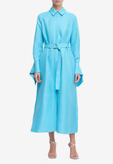 Acler Finchley Midi Shirt Dress AL2404196DBLUE