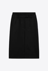 Sportmax Alceste Tailored Wool Midi Skirt Blue ALCESTEWO/P_SPORM-003