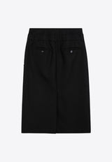 Sportmax Alceste Tailored Wool Midi Skirt Blue ALCESTEWO/P_SPORM-003