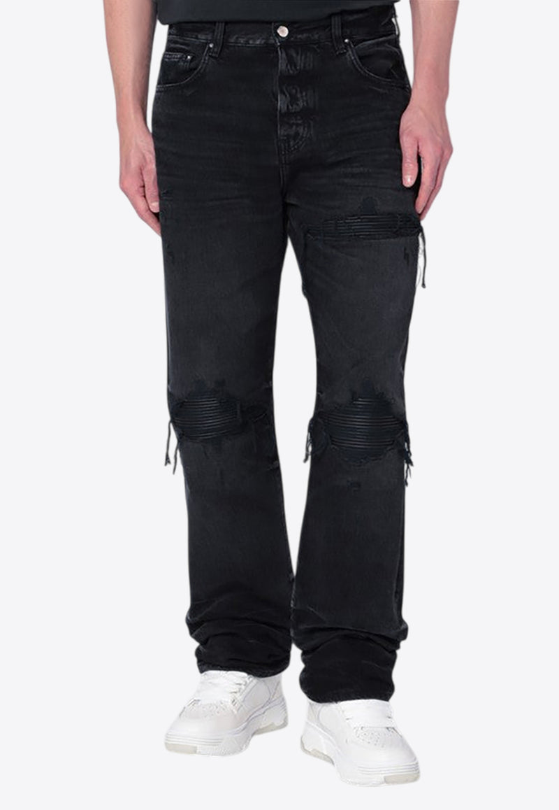 Amiri MX1 Distressed Straight-Leg Jeans Black AMDNGH1086CO/R_AMIRI-097