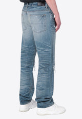 Amiri MX1 Faded Ripped Jeans Blue AMDNGH1087CO/R_AMIRI-515