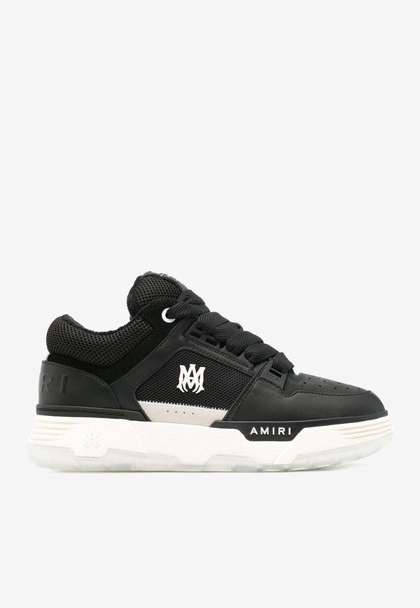 Amiri MA-1 Leather Low-Top Sneakers Black AMFOSR1048BLACK