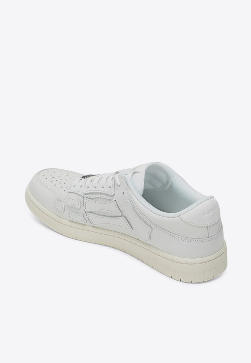 Amiri Skel Leather Low-Top Sneakers White AMFOSR1100LE/R_AMIRI-194