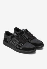 Amiri Skel Low-Top Sneakers Black AMFOSR1110_BLACK