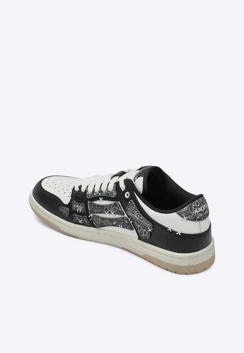 Amiri Bandana Skel Top Sneakers Black AMFOSR1140LE/R_AMIRI-001
