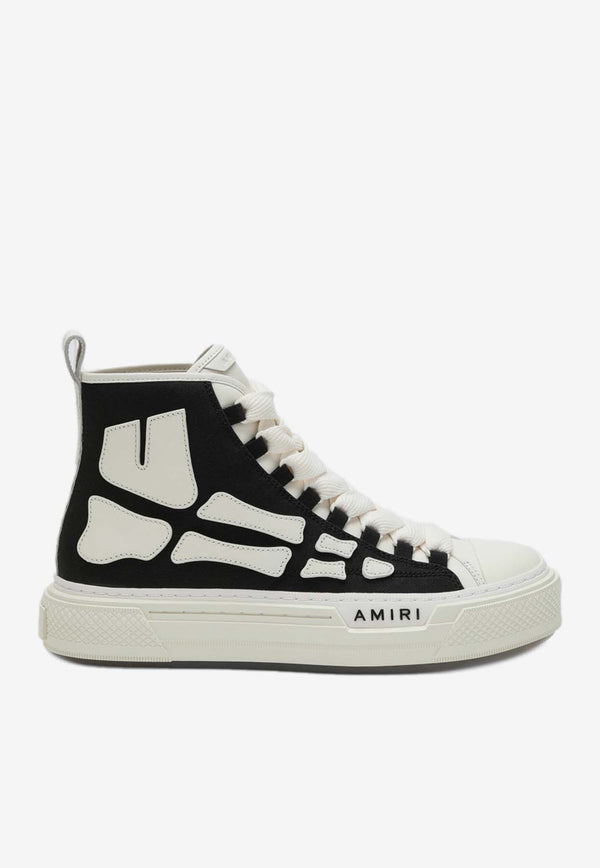 Amiri Skel Court High-Top Sneakers Black AMFOSR1149CO/R_AMIRI-001