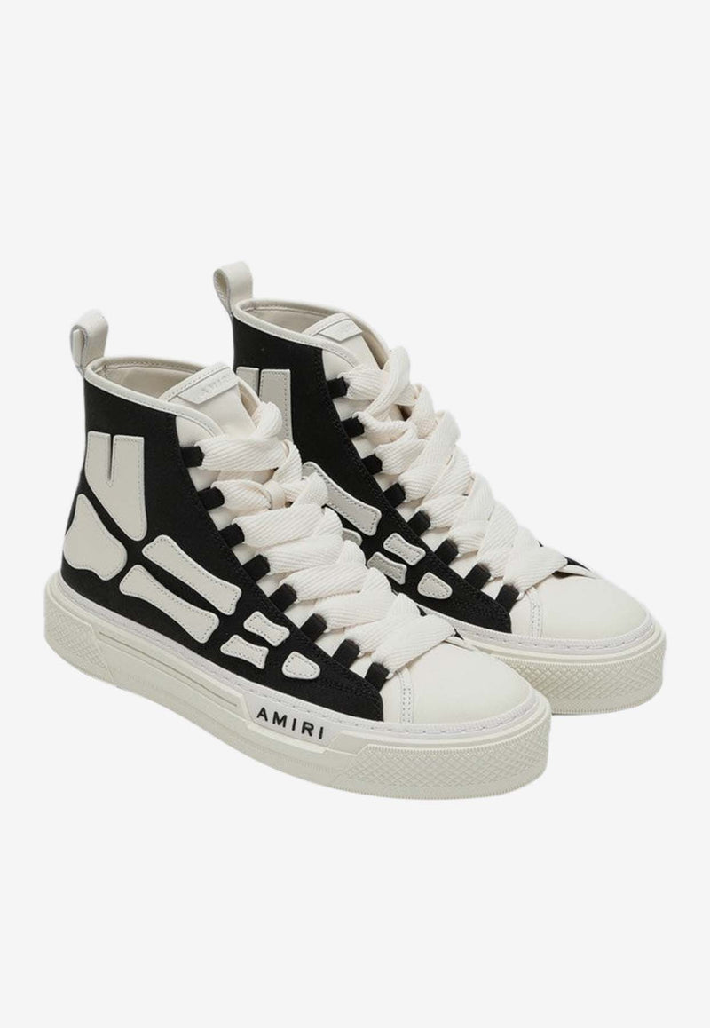 Amiri Skel Court High-Top Sneakers Black AMFOSR1149CO/R_AMIRI-001