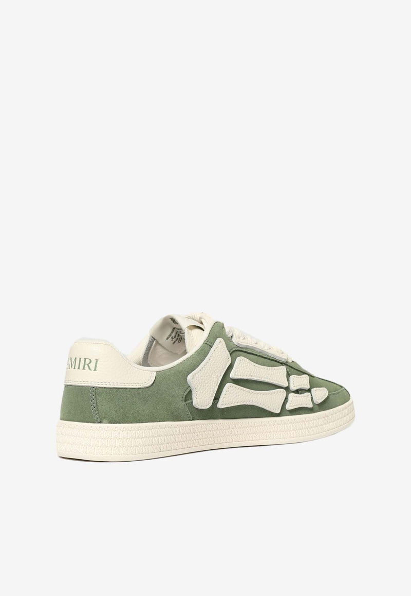 Amiri Pacific Bones Low-Top Sneakers Green AMFOSR1160_OLIVE