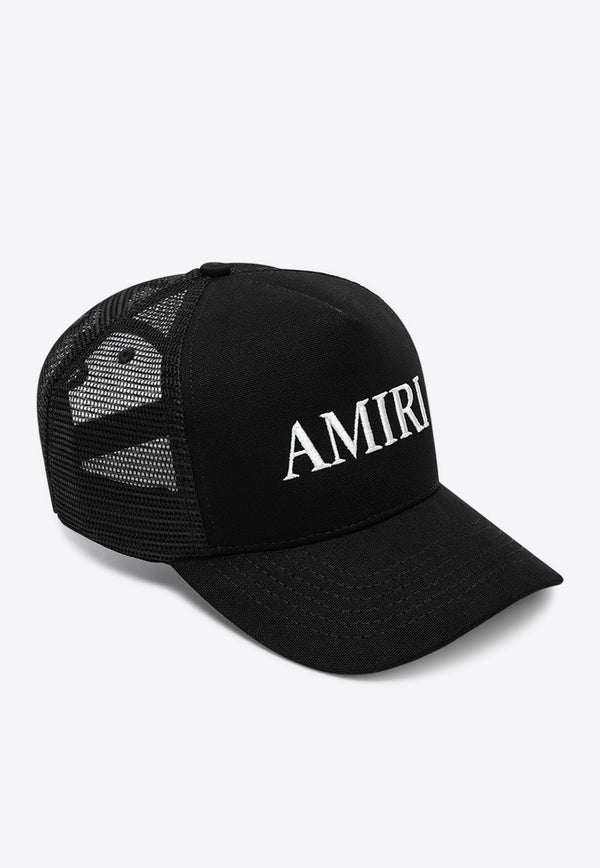 Amiri Core Logo Trucker Cap Black AMHATR1014CO/R_AMIRI-001