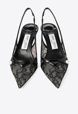 Amita 45 Lace and Spazzolato Pumps