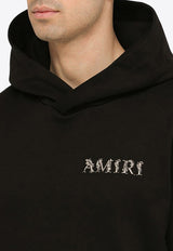 Amiri Logo-Embroidered Hooded Sweatshirt AMJYHD1012CO/O_AMIRI-001