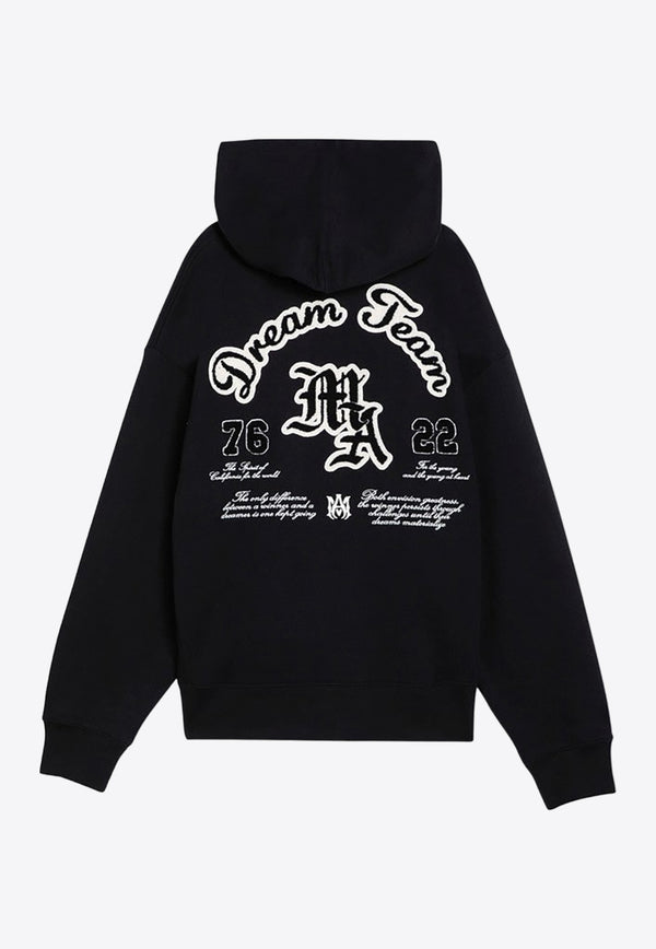 Amiri Dream Team Logo Hooded Sweatshirt Black AMJYHD1045CO/P_AMIRI-001