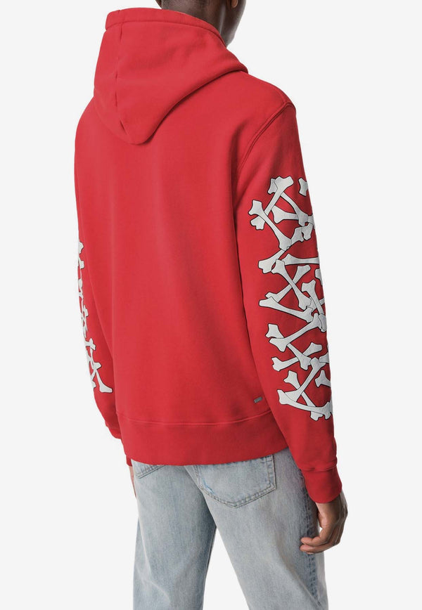 Amiri Bones Stacked Logo Hoodie AMJYHD1051RED