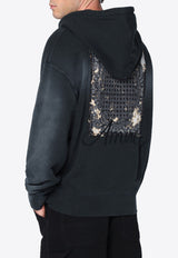 Amiri Bleached Bandana Faded Hooded Sweatshirt Black AMJYHD1117CO/R_AMIRI-001
