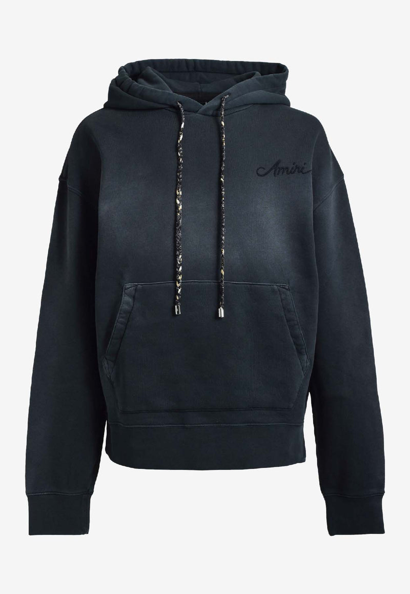 Amiri Bleached Bandana Hooded Sweatshirt Black AMJYHD1117_BLACK