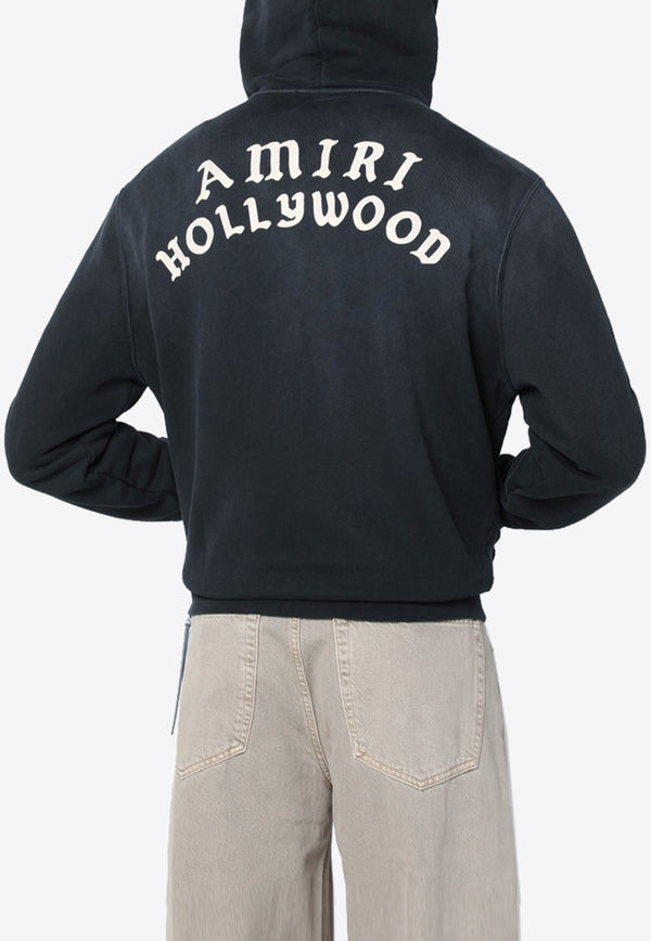 Amiri Hollywood Faded Zip-Up Hoodie Black AMJYHD1132CO/R_AMIRI-001