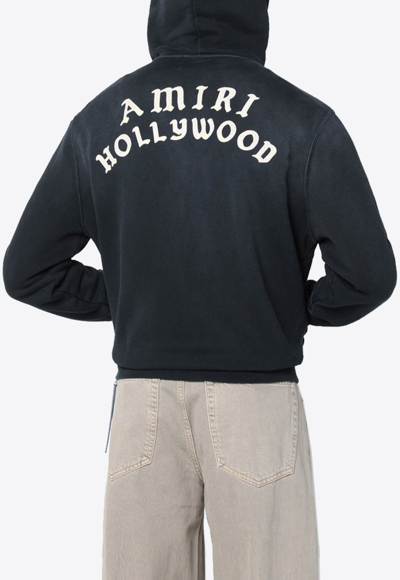 Amiri Hollywood Faded Zip-Up Hoodie Black AMJYHD1132CO/R_AMIRI-001