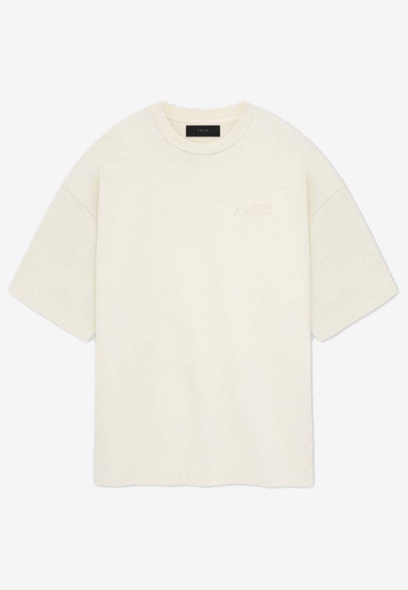 Amiri Logo Oversized T-shirt AMJYTE1061BEIGE