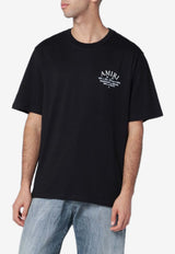 Amiri Logo Print Crewneck T-shirt Black AMJYTE1071CO/S_AMIRI-001