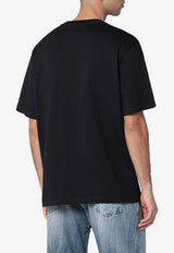 Amiri Logo Print Crewneck T-shirt Black AMJYTE1071CO/S_AMIRI-001