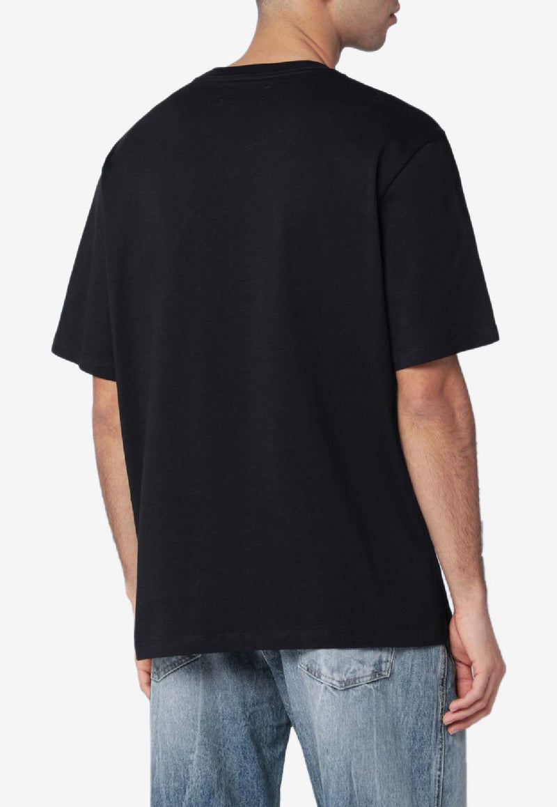Amiri Logo Print Crewneck T-shirt Black AMJYTE1071CO/S_AMIRI-001