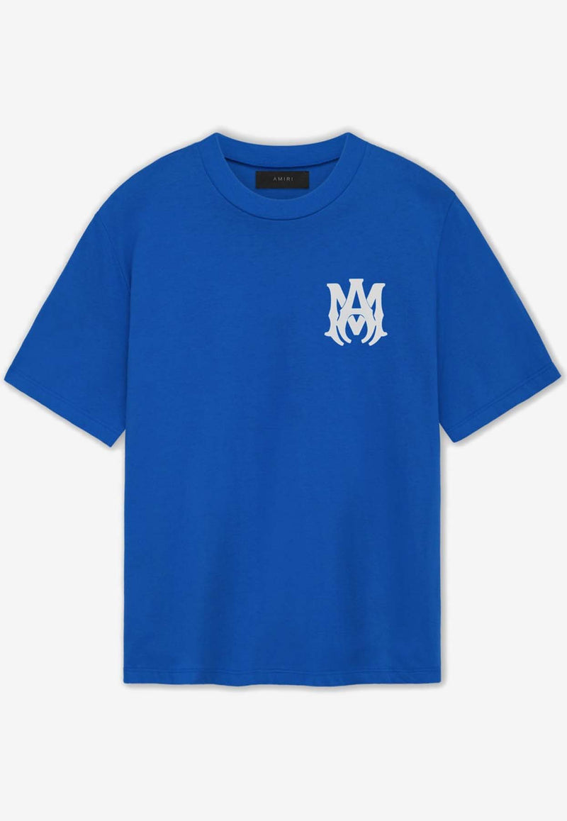 Amiri MA Core Logo Print T-shirt Blue AMJYTE1074BLUE