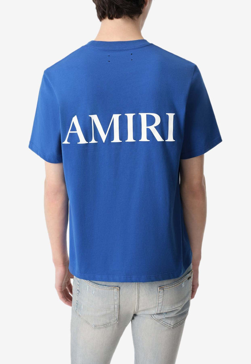 Amiri MA Core Logo Print T-shirt Blue AMJYTE1074BLUE