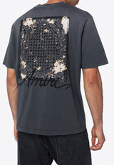 Amiri Bleached Bandana Faded T-shirt Black AMJYTE1197CO/R_AMIRI-001