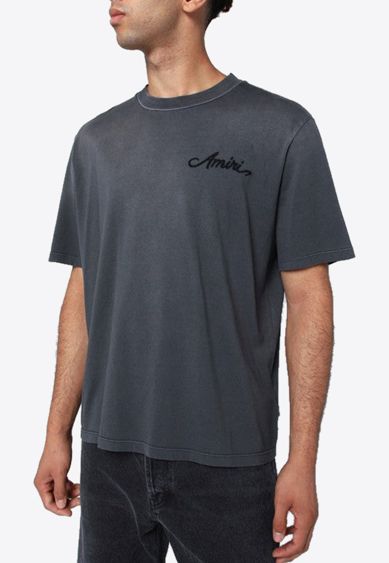 Amiri Bleached Bandana Faded T-shirt Black AMJYTE1197CO/R_AMIRI-001