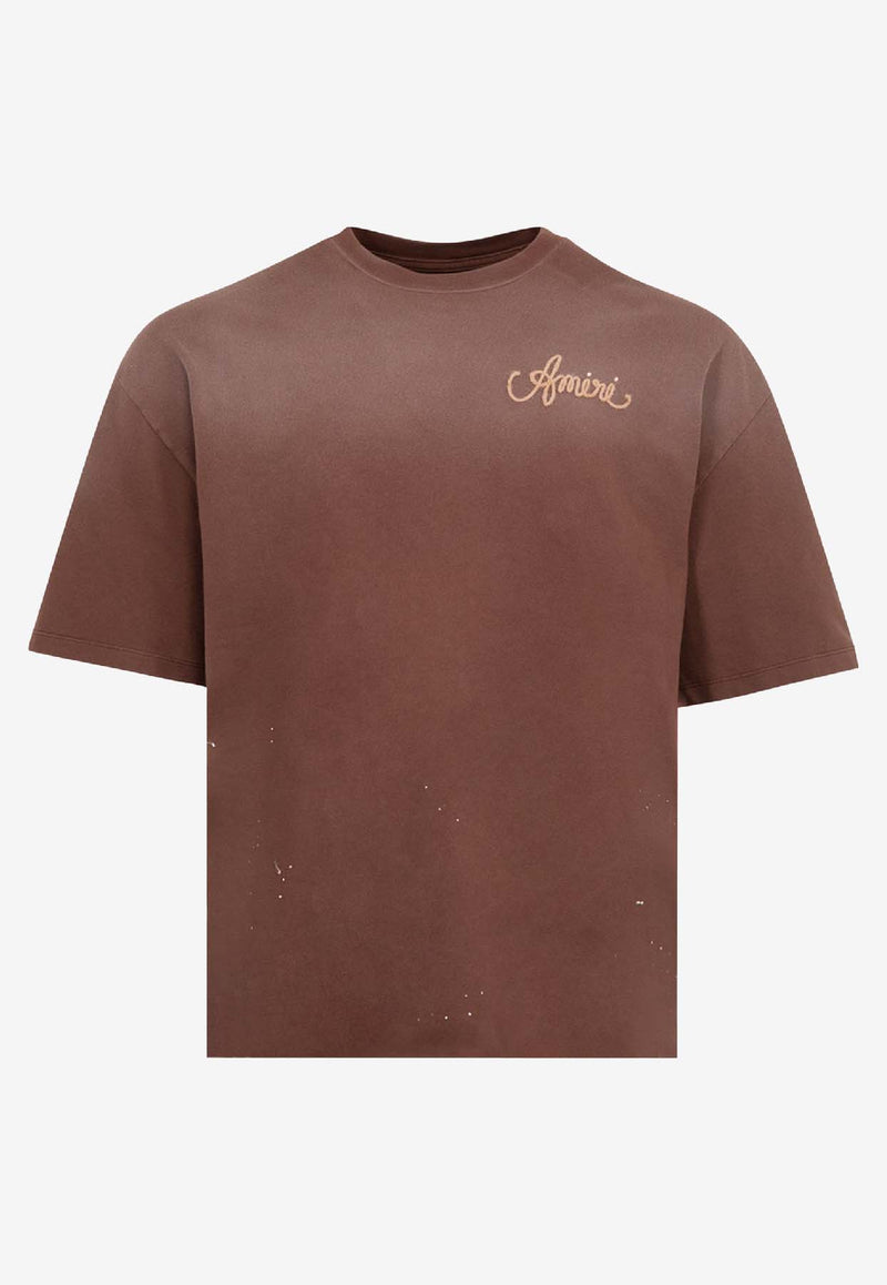 Amiri Design Studio T-shirt Brown AMJYTE1213_BROWN