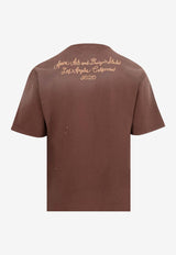 Amiri Design Studio T-shirt Brown AMJYTE1213_BROWN