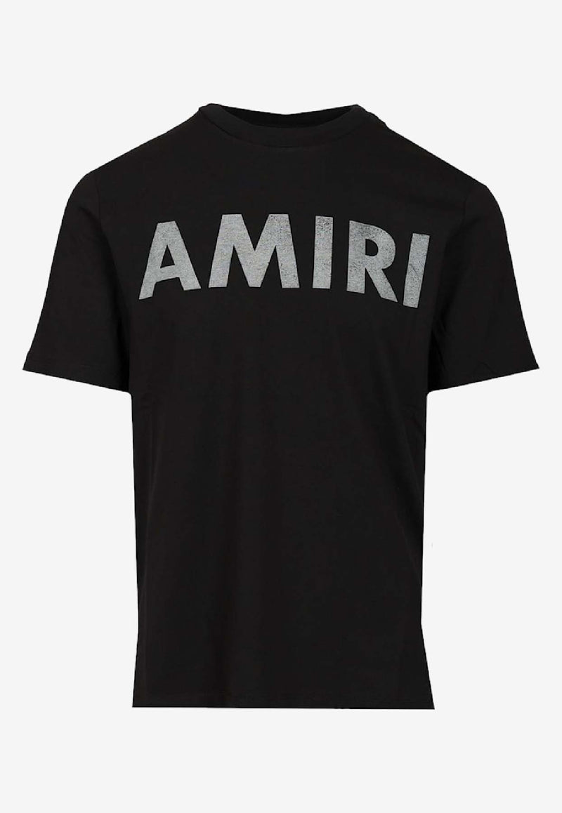 Amiri Logo Print T-shirt Black AMJYTE1214_BLACK