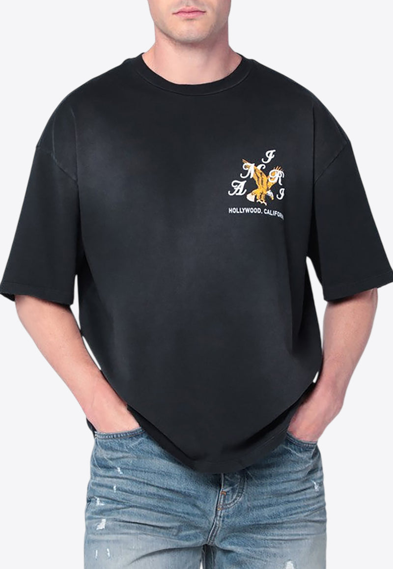 Amiri Eagle Print Oversized Vintage T-shirt Black AMJYTE1232CO/R_AMIRI-001