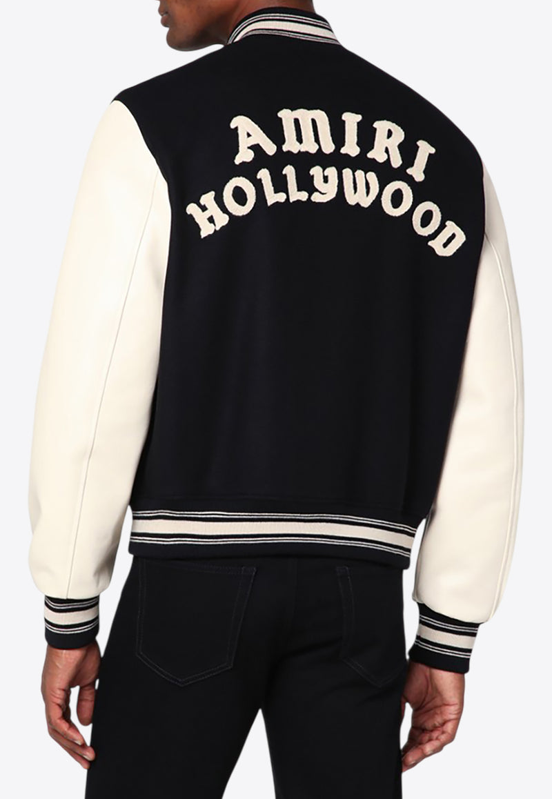 Amiri Hollywood Bomber Jacket  Black AMOUBB1066WO/R_AMIRI-001