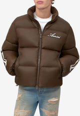 Amiri Bones Short Puffer Jacket Brown AMOUDW1008_200