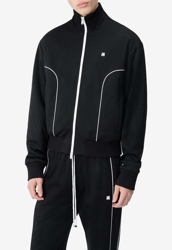 Amiri Logo Zip-Up Track Jacket AMOUTJ1003BLACK